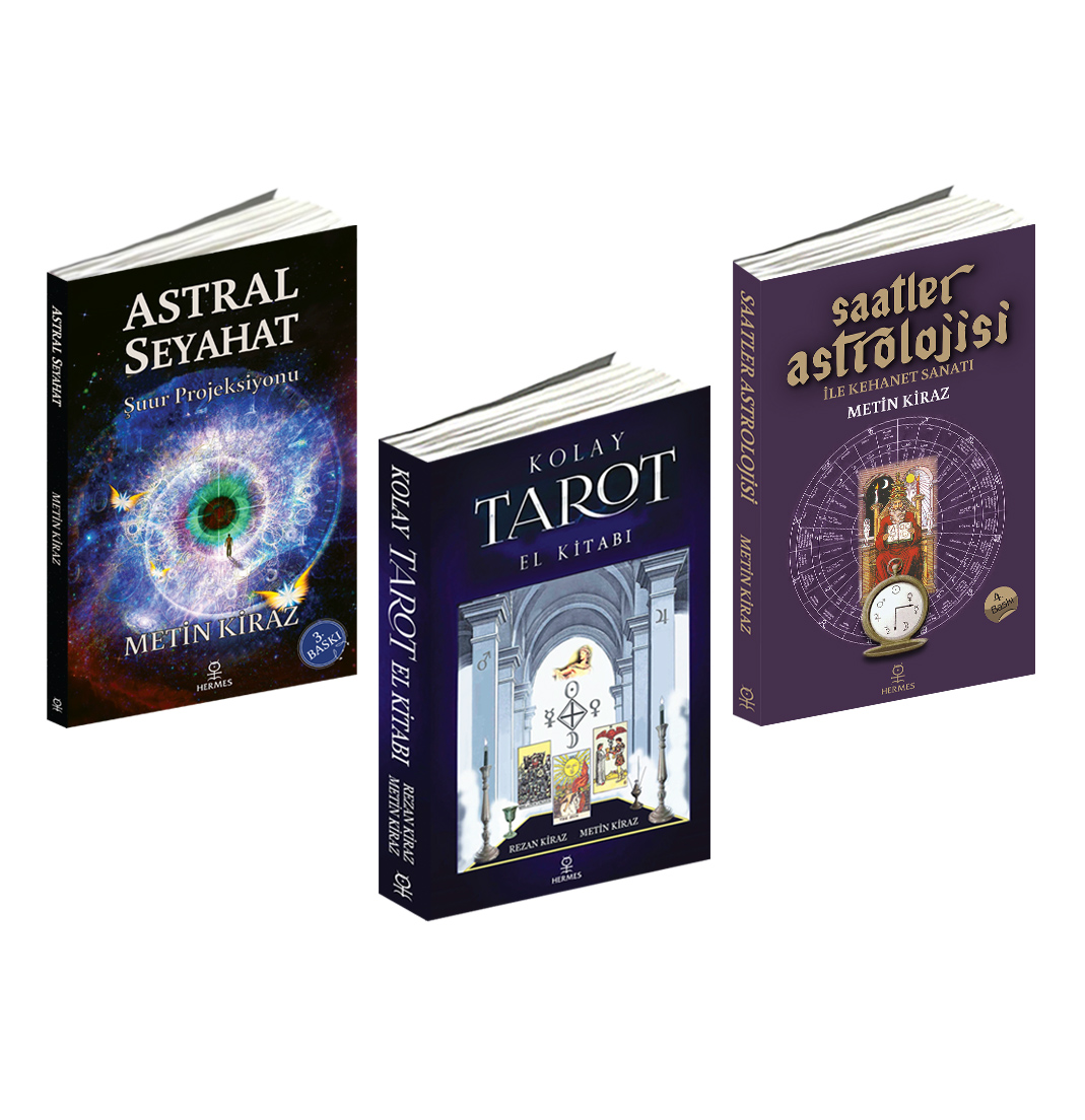 Metin Kiraz Astroloji Tarot 3 Kitaplık Set
